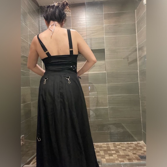 Lip Service Black Bondage Dress - Picture 10 of 11